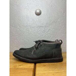 John Varvatos Star USA Hipster Chukka Boots Mens 9 M Gray Nubuck Lace Up Shoes